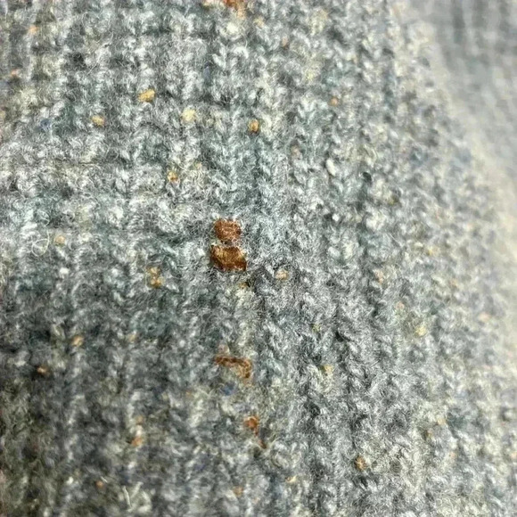 Pendleton blue turtleneck sweater size medium 80% lambswool - Picture 5 of 9